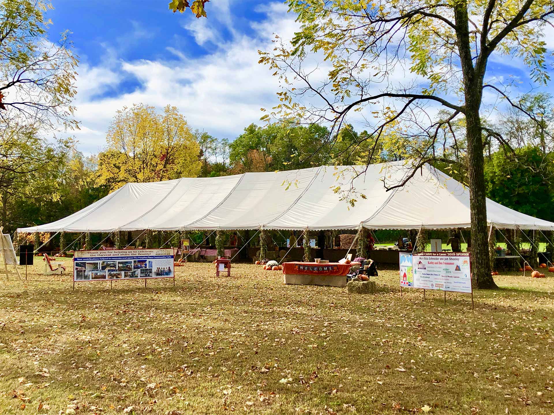 Carve for a Cause Tent